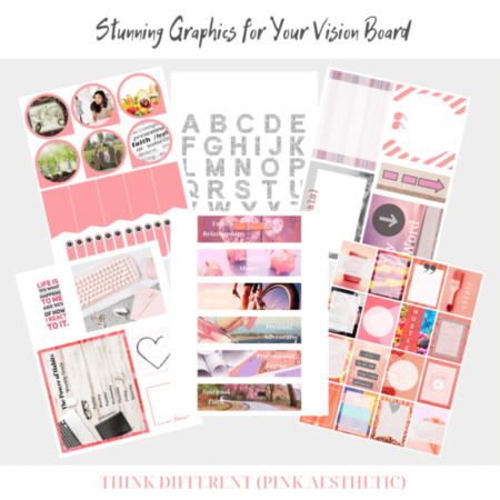 Vision Board & Manifestation Kit Printable // Dream Board Kit