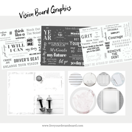 Calmoura Vision Board Kit for Adults Supplies - Vision Board Supplies Kit for Collage, Scrapbooking - Dream Board and Mood Bo