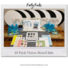 Creative round Goal board bundles for complete goal setting guidance ( Build team culture)
