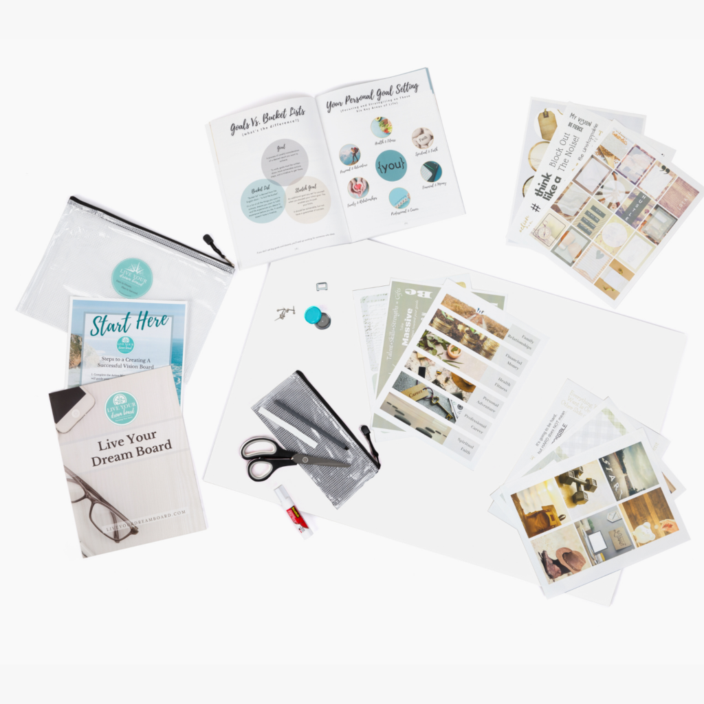 Natural themed vision board kit - perfect to manifest your dreams!